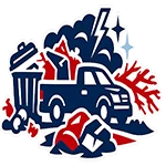 Junk & Debris Removal illustrated service emblem